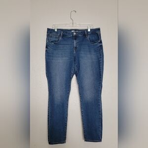 Old Navy Rockstar Super Skinny Low Rise Blue Denim Jeans